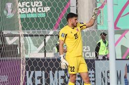 Thủ môn U23 Jordan hóa tội đồ vì ăn mừng sớm trong loạt luân lưu