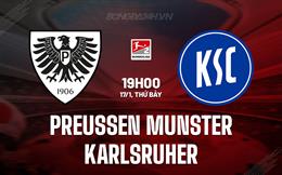 Nhận định Preussen Munster vs Karlsruher 19h00 ngày 17/1 (Hạng 2 Đức 2025/26)