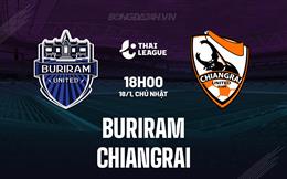 Nhận định Buriram vs Chiangrai 18h00 ngày 18/1 (VĐQG Thái Lan 2025/26)