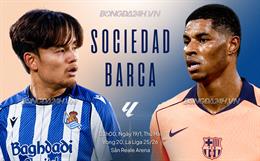 Nhận định Real Sociedad vs Barca (3h00 ngày 19/1): Đứt mạch toàn thắng?