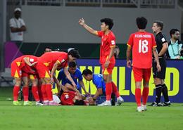 Hiểu Minh được đưa thẳng đến bệnh viện sau chấn thương 