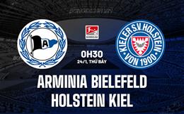 Nhận định Arminia Bielefeld vs Holstein Kiel 0h30 ngày 24/1 (Hạng 2 Đức 2025/26)