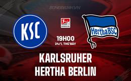 Nhận định Karlsruher vs Hertha Berlin 19h00 ngày 24/1 (Hạng 2 Đức 2025/26)