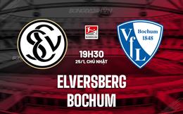 Nhận định Elversberg vs Bochum 19h30 ngày 25/1 (Hạng 2 Đức 2025/26)