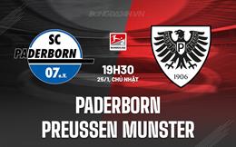 Nhận định Paderborn vs Preussen Munster 19h30 ngày 25/1 (Hạng 2 Đức 2025/26)