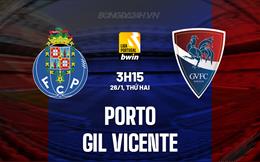 Nhận định Porto vs Gil Vicente 3h15 ngày 27/1 (VĐQG Bồ Đào Nha 2025/26)
