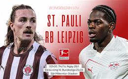 Nhận định St.Pauli vs Leipzig (2h30 ngày 28/1): Chờ đội khách vượt khó