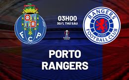Nhận định bóng đá Porto vs Rangers 3h00 ngày 30/1 (Europa League 2025/26)