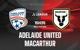 Nhận định Adelaide United vs Macarthur 16h05 ngày 30/1 (VĐQG Australia 2025/26)