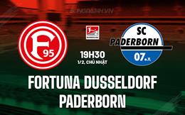 Nhận định Fortuna Dusseldorf vs Paderborn 19h30 ngày 1/2 (Hạng 2 Đức 2025/26)