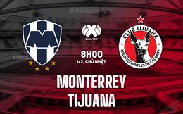 Nhận định - dự đoán Monterrey vs Tijuana 8h00 ngày 1/2 (VĐQG Mexico 2025/26)