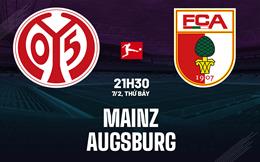 Nhận định bóng đá Mainz vs Augsburg 21h30 ngày 7/2 (Bundesliga 2025/26)