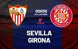Nhận định bóng đá Sevilla vs Girona 0h30 ngày 8/2 (La Liga 2025/26)
