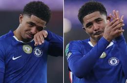 Sao Chelsea bật khóc sau trận thua Arsenal