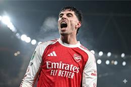 HLV Arteta ngợi khen Kai Harvert sau khoảnh khắc làm người hùng trận đấu