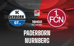 Nhận định - dự đoán Paderborn vs Nurnberg 19h00 ngày 7/2 (Hạng 2 Đức 2025/26)