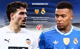 Nhận định Valencia vs Real Madrid (3h00 ngày 9/2): Không hề dễ dàng