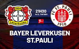 Nhận định Leverkusen vs St Pauli 21h30 ngày 14/2 (Bundesliga 2025/26)