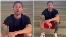 VIDEO: Messi ngồi xin lỗi NHM vì dính chấn thương