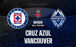Nhận định Cruz Azul vs Vancouver FC 8h00 ngày 13/2 (Concacaf Champions Cup 2026)