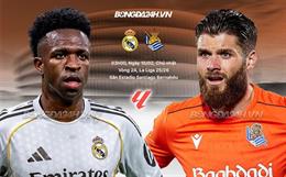 Nhận định Real Madrid vs Sociedad (3h00 ngày 15/2): Đối thủ ưa thích