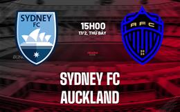 Nhận định bóng đá Sydney FC vs Auckland 15h00 ngày 17/2 (VĐQG Australia 2025/26)