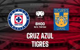 Nhận định - dự đoán Cruz Azul vs Tigres 5h30 ngày 16/2 (VĐQG Mexico 2025/26)