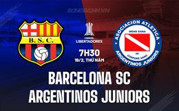Nhận định Barcelona SC vs Argentinos Juniors 7h30 ngày 19/2 (Copa Libertadores 2026)