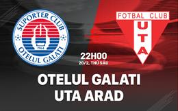 Nhận định Otelul Galati vs UTA Arad 22h00 ngày 20/2 (VĐQG Romania 2025/26)