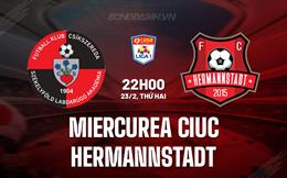 Nhận định Miercurea Ciuc vs Hermannstadt 22h00 ngày 23/2 (VĐQG Romania 2025/26)
