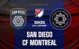 Nhận định San Diego vs CF Montreal 10h30 ngày 22/2 (Nhà nghề Mỹ 2026)