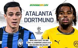 Nhận định Atalanta vs Dortmund (0h45 ngày 26/2): Ngược dòng nổi không?