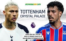 Nhận định Tottenham vs Crystal Palace (3h00 ngày 6/3): Chặn đà khủng hoảng