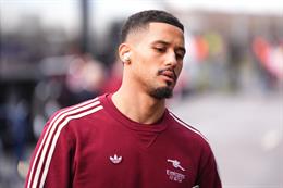 Arsenal có thể vắng William Saliba ở trận gặp Mansfield Town