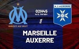 Nhận định Marseille vs Auxerre (2h45 ngày 14/3): Lợi thế sân nhà