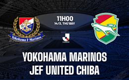 Nhận định bóng đá Yokohama Marinos vs JEF Chiba 11h00 ngày 14/3 (VĐQG Nhật Bản 2026)