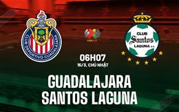 Nhận định bóng đá Guadalajara vs Santos Laguna 6h07 ngày 15/3 (VĐQG Mexico 2025/26)