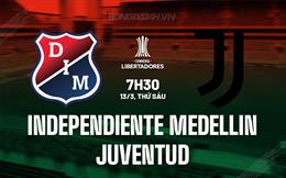 Nhận định Independiente Medellin vs Juventud 7h30 ngày 13/3 (Copa Libertadores 2026)