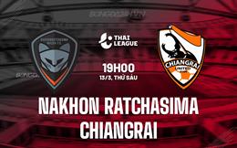 Nhận định Nakhon Ratchasima vs Chiangrai 19h00 ngày 13/3 (VĐQG Thái Lan 2025/26)