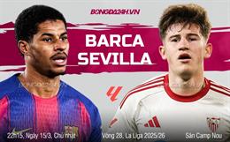 Nhận định Barca vs Sevilla (22h15 ngày 15/3): Chủ nhà đòi nợ