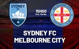 Nhận định bóng đá Sydney FC vs Melbourne City 15h00 ngày 17/3 (VĐQG Australia 2025/26)