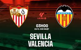 Nhận định Sevilla vs Valencia 03h00 ngày 22/3 (La Liga 2025/26)