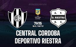 Nhận định Central Cordoba vs Deportivo Riestra 7h15 ngày 18/3 (VĐQG Argentina 2026)