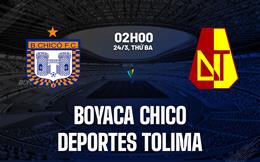 Nhận định Boyaca Chico vs Deportes Tolima 2h00 ngày 24/3 (VĐQG Colombia 2026)