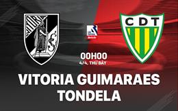 Nhận định Vitoria Guimaraes vs Tondela 0h00 ngày 4/4 (VĐQG Bồ Đào Nha 2025/26)