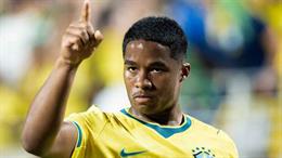 Endrick tỏa sáng, khẳng định quyết tâm ghi điểm trong màu áo Brazil