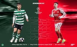 Nhận định Sporting vs Arsenal (02h00 ngày 8/4): Chuyến đi giông bão