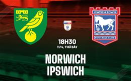 Nhận định bóng đá Norwich vs Ipswich 18h30 ngày 11/4 (Hạng Nhất Anh 2025/26)