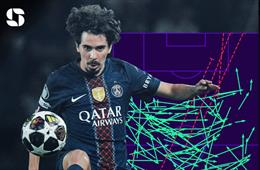 Khủng khiếp với số đường chuyền của Vitinha trước Liverpool