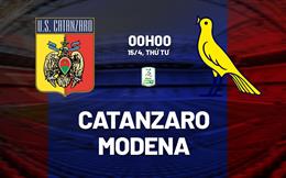 Nhận định bóng đá Catanzaro vs Modena 0h00 ngày 15/4 (Hạng 2 Italia 2025/26)